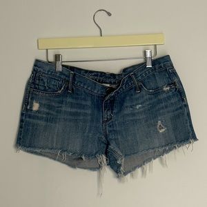 Abercrombie & Fitch Womens Denim Shorts Size 8